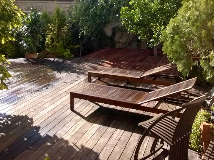 Tarima exterior de madera: Las soluciones para su terraza